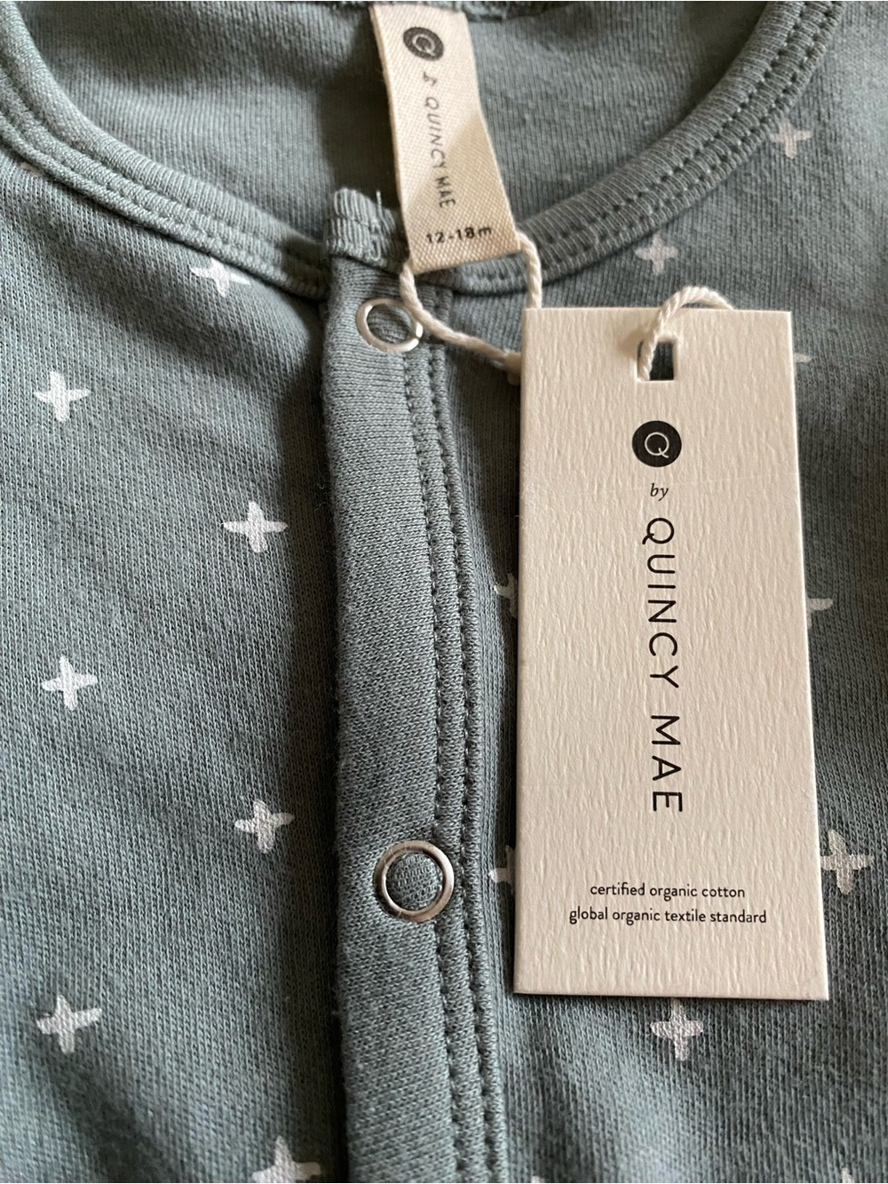 2pc Bundle: 18-24M Organic Cotton Quincy May Romper & Footed Sleeper, Rylee+Cru - Picture 10 of 13